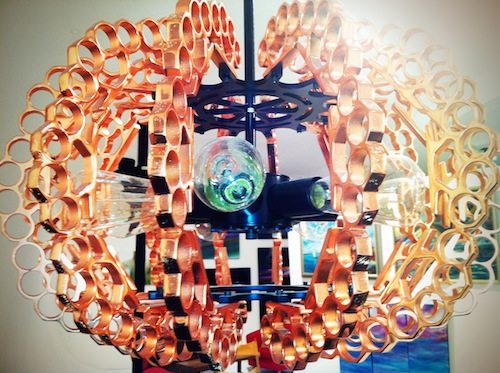 brass knuckle chandelier