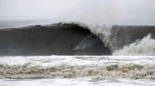 Surfing Hurricane Sandy Surfing Hurricane Sandy